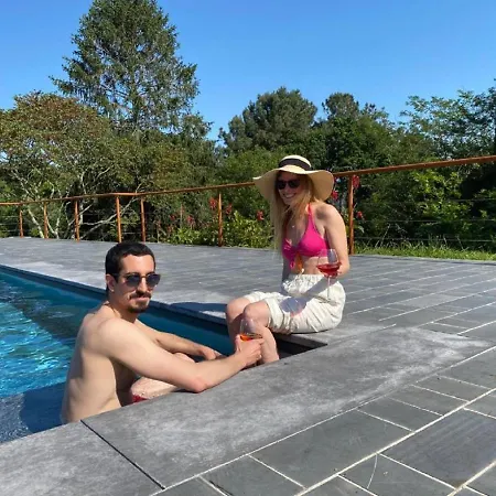 Garatenborda Proche Biarritz Avec Piscine Jacuzzi Salle De Sport Parking Petanque Fronton Villa Arcangues