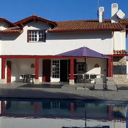 Вилла Garatenborda Proche Biarritz Avec Piscine Jacuzzi Salle De Sport Parking Petanque Fronton